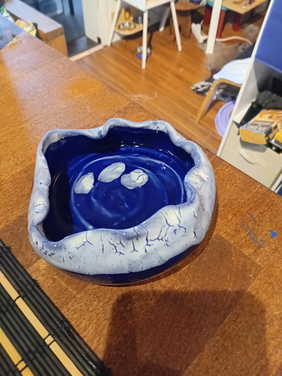 Beautiful blue & white Ceramic decorative bowl - photo 3
