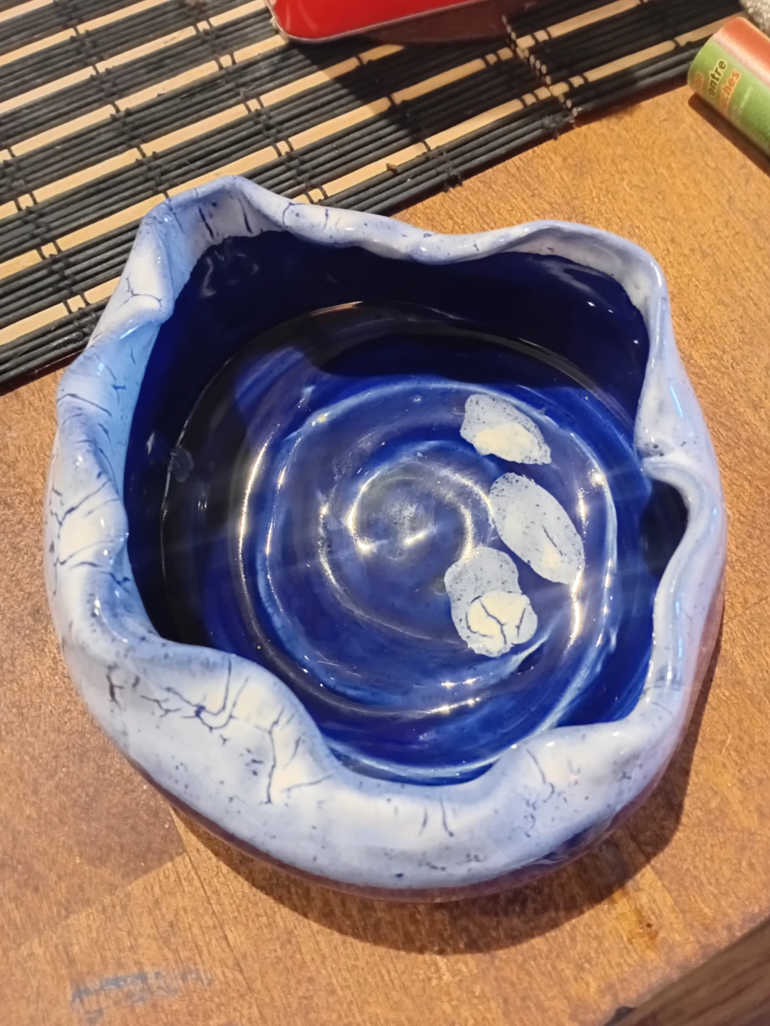 Beautiful blue & white Ceramic decorative bowl - photo 4