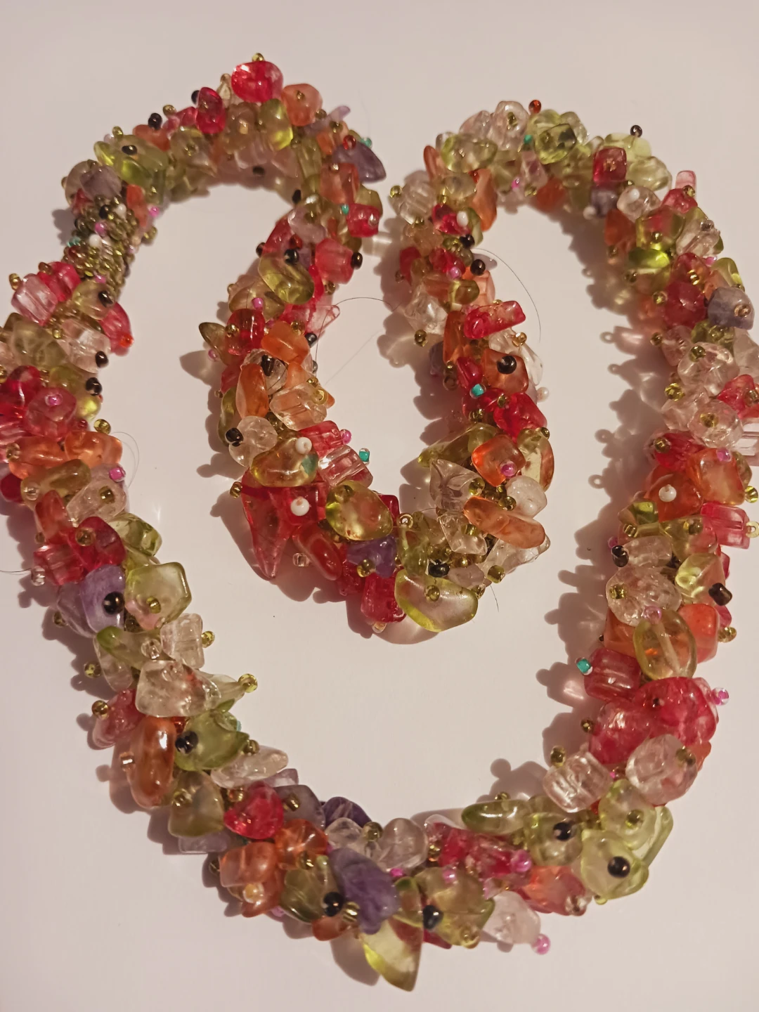 Gorgeous Multi Gemstones Torsade Necklace - photo 3