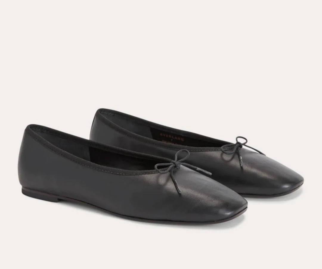Brand new Women's Everlane The Dsy Black Ballet Flat Size 6,5 - photo 3
