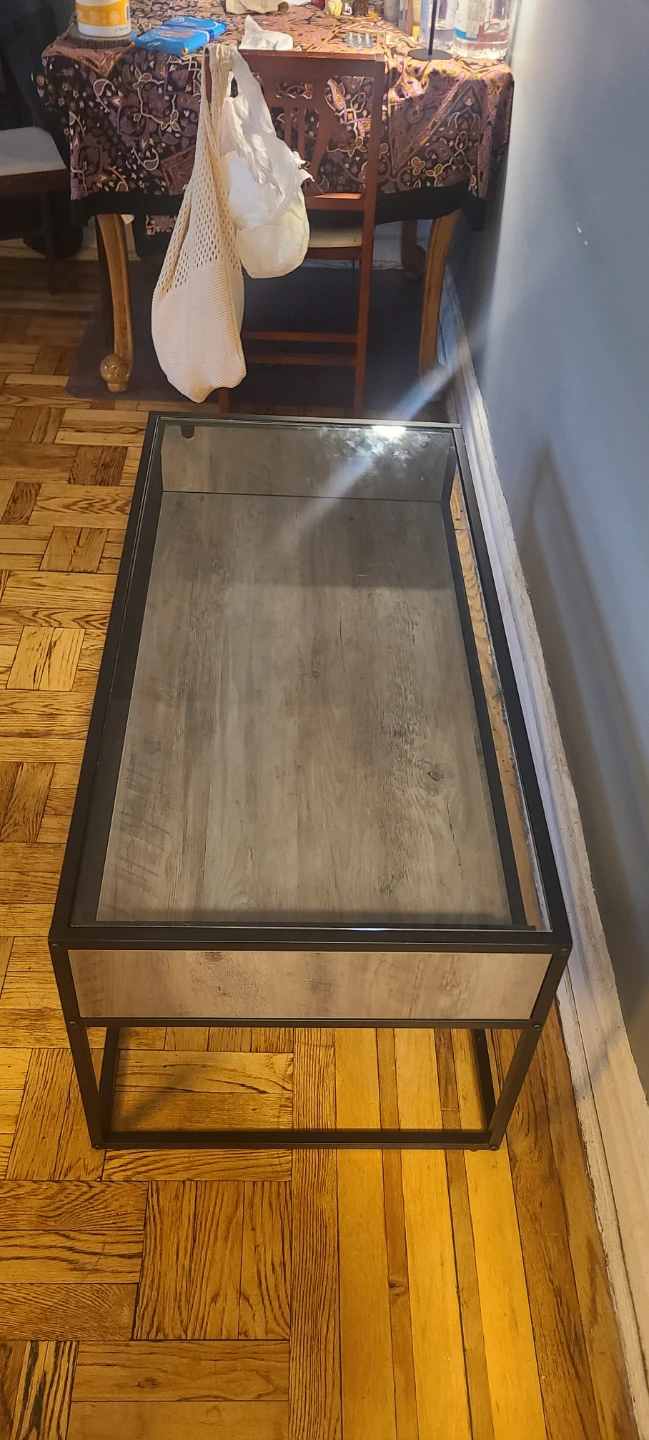 Glass Top Coffee Table - photo 2