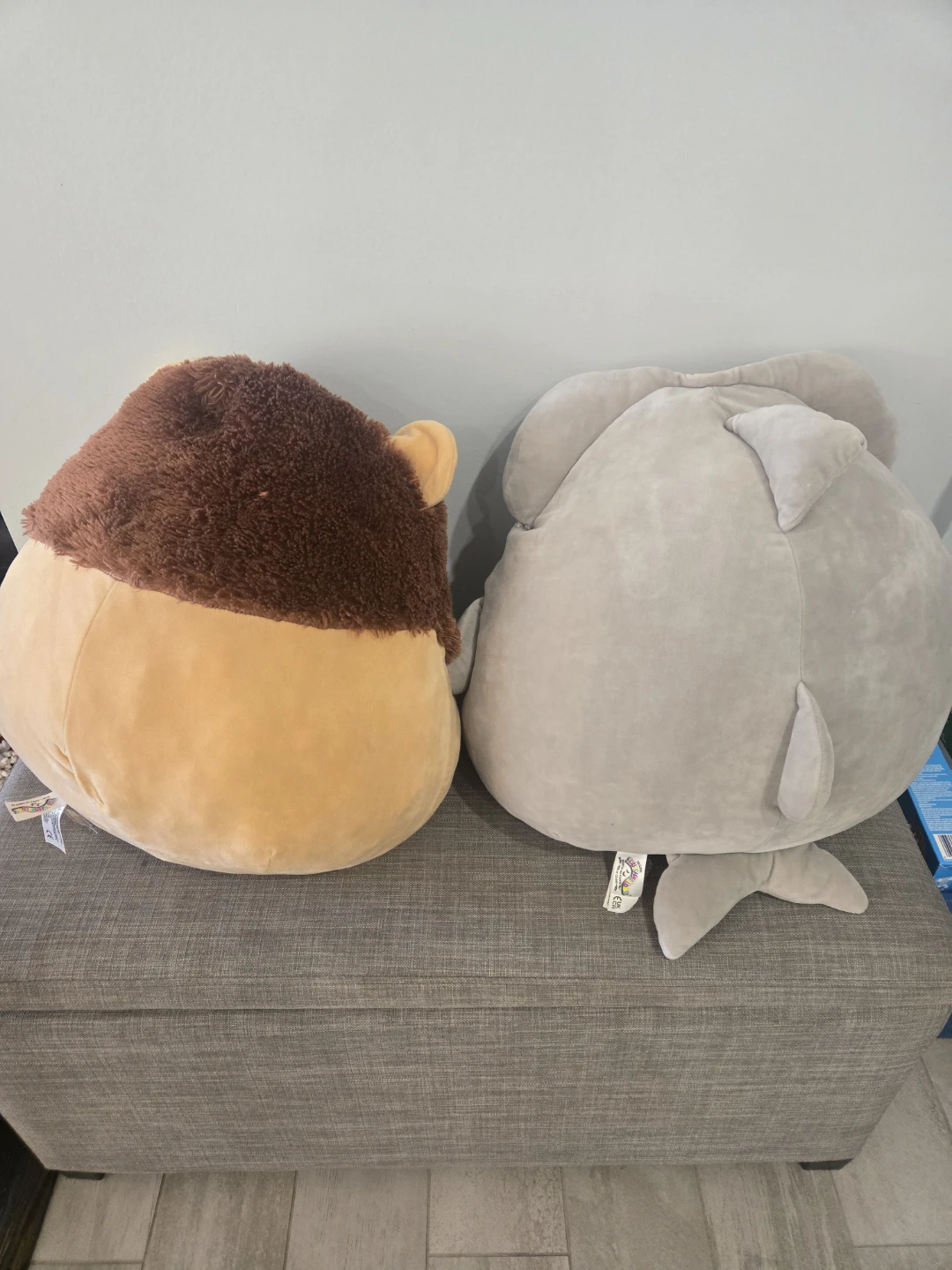 Large Squishmallows Lion and Shark Plush Toys - photo 3