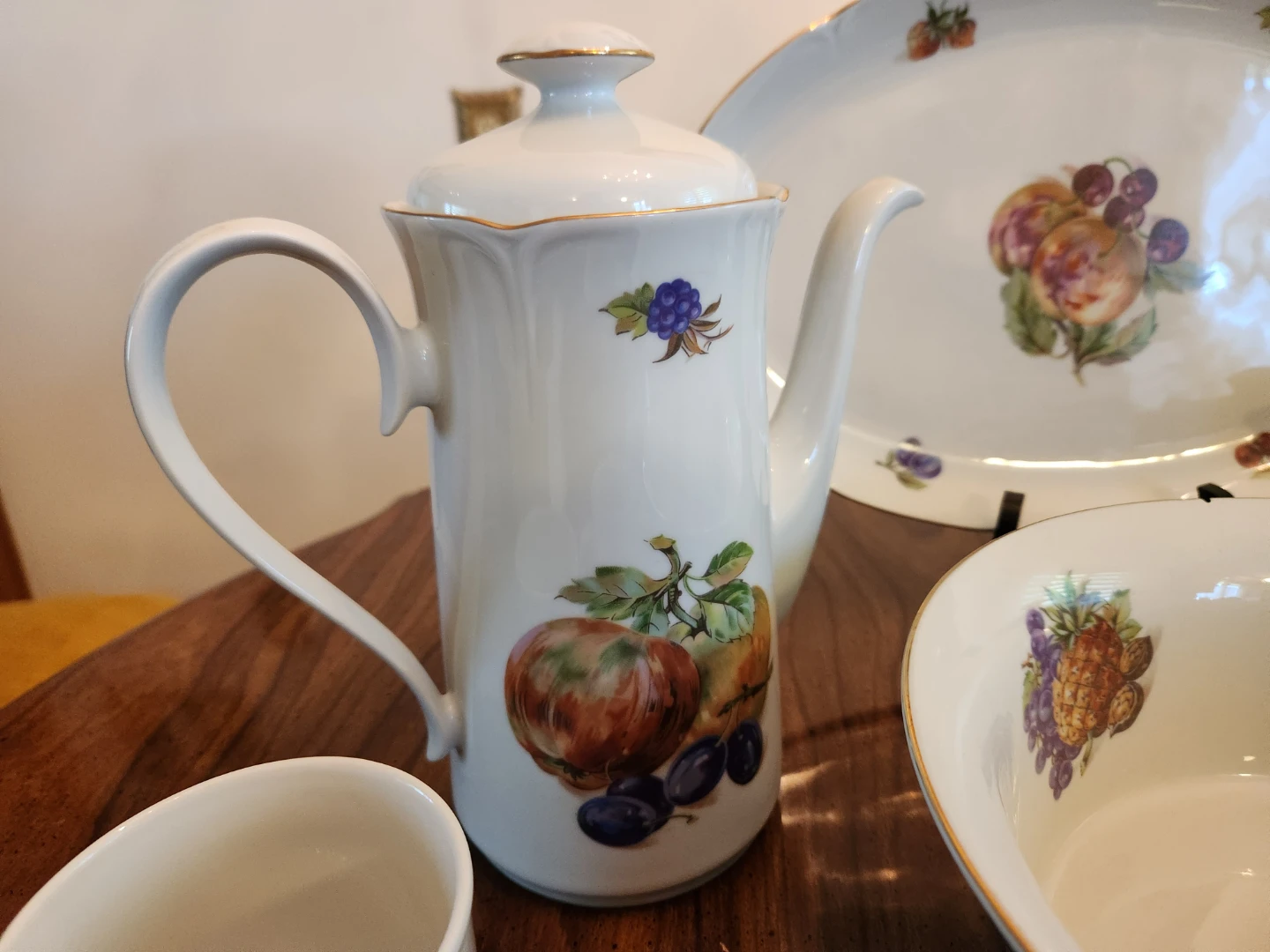 Vintage Fruit Pattern Tea Set - photo 4