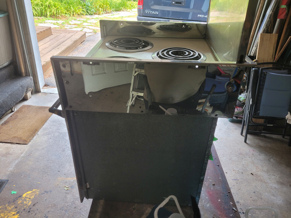 Vintage 3-Burner Electric Stove with Oven - photo 3