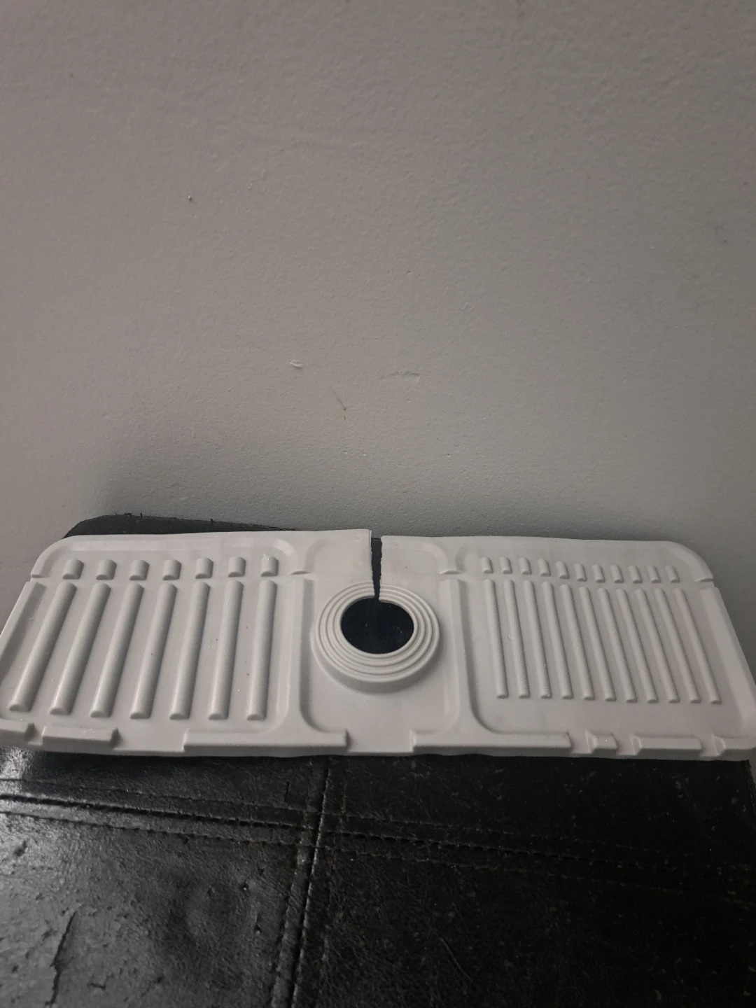 White Sink Drain Strainer Insert