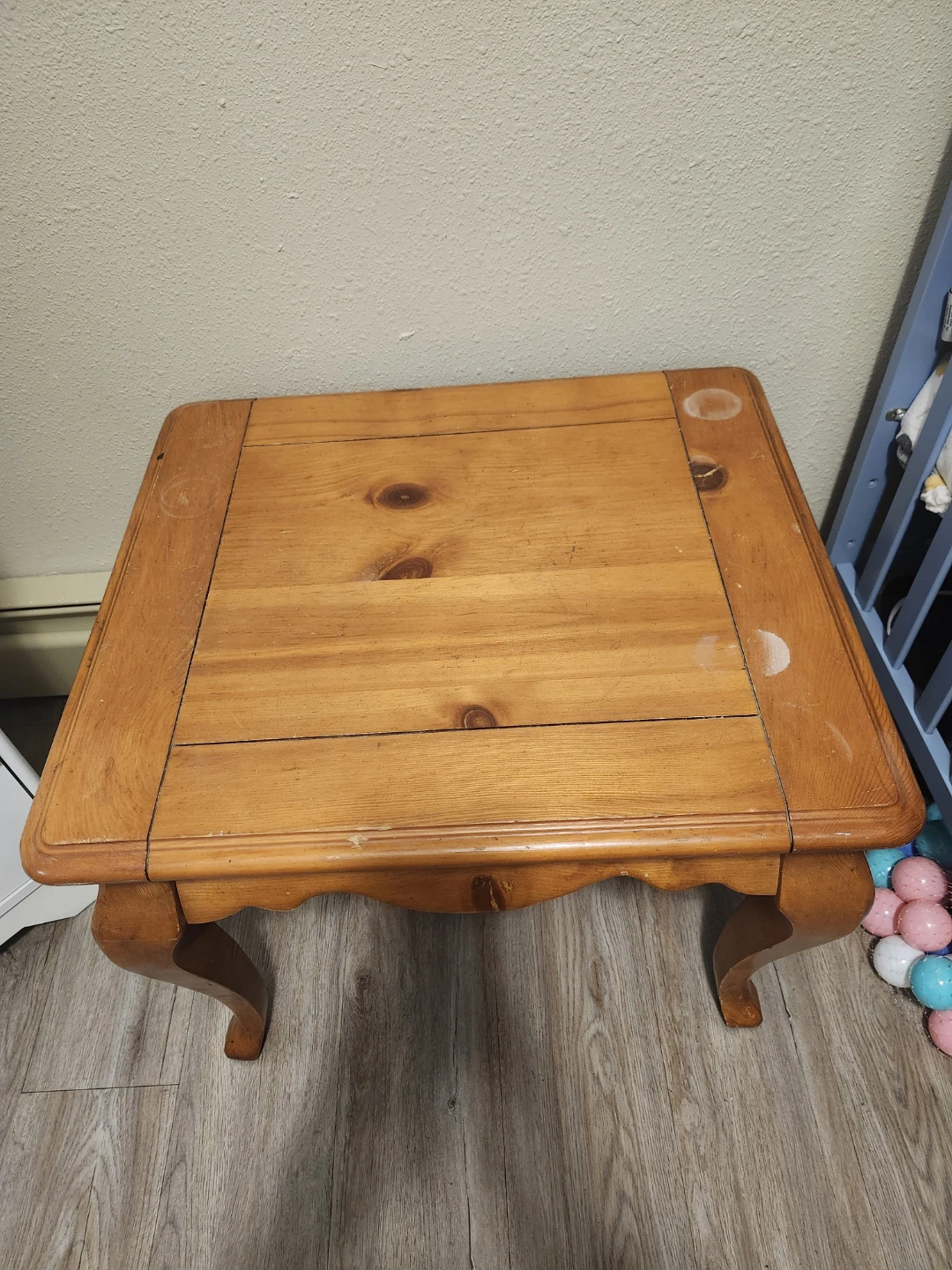 Wooden End Table - photo 2
