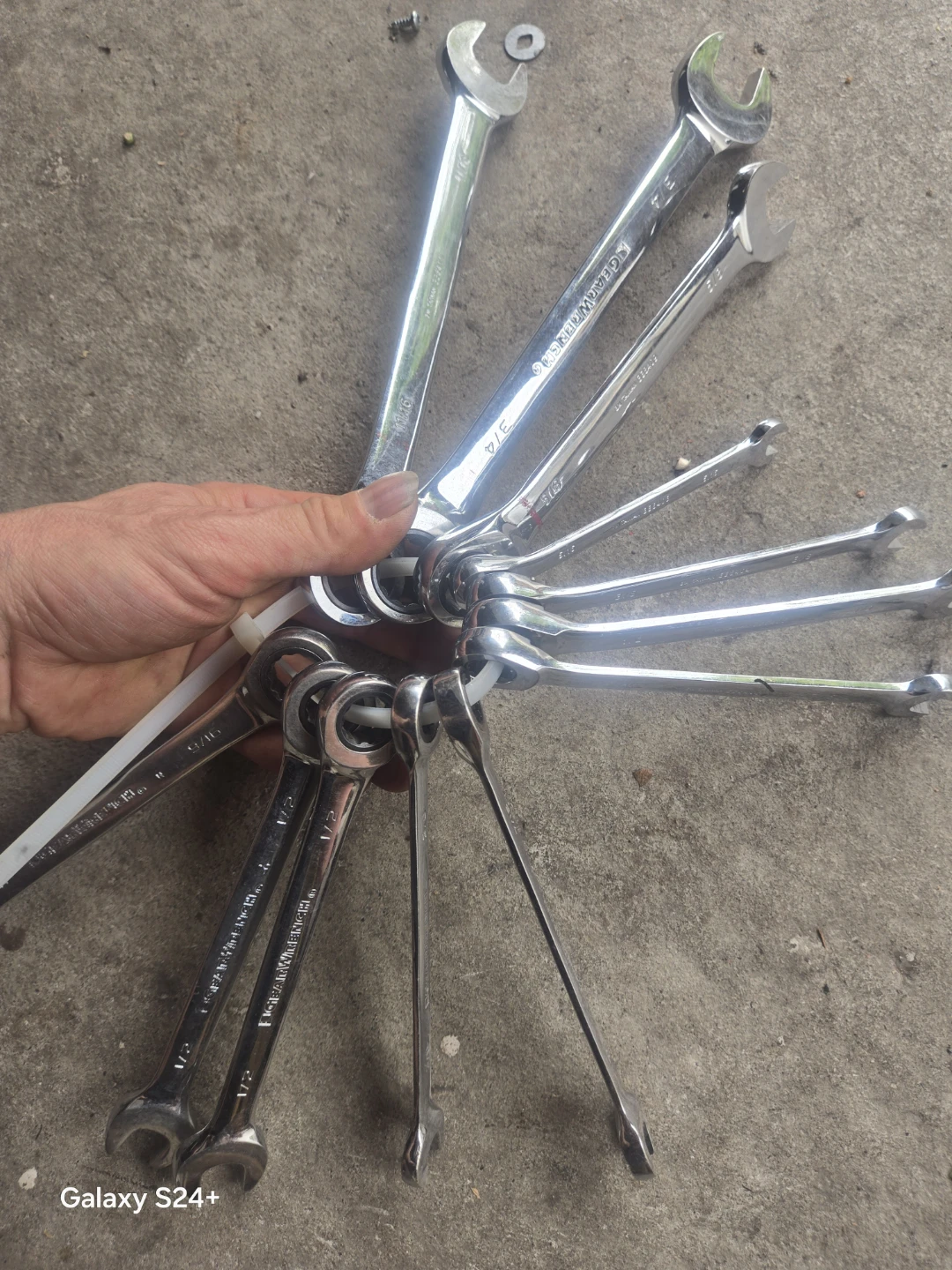 GearWrench Combination Wrench Lot (11 Pieces) - Clean Steel