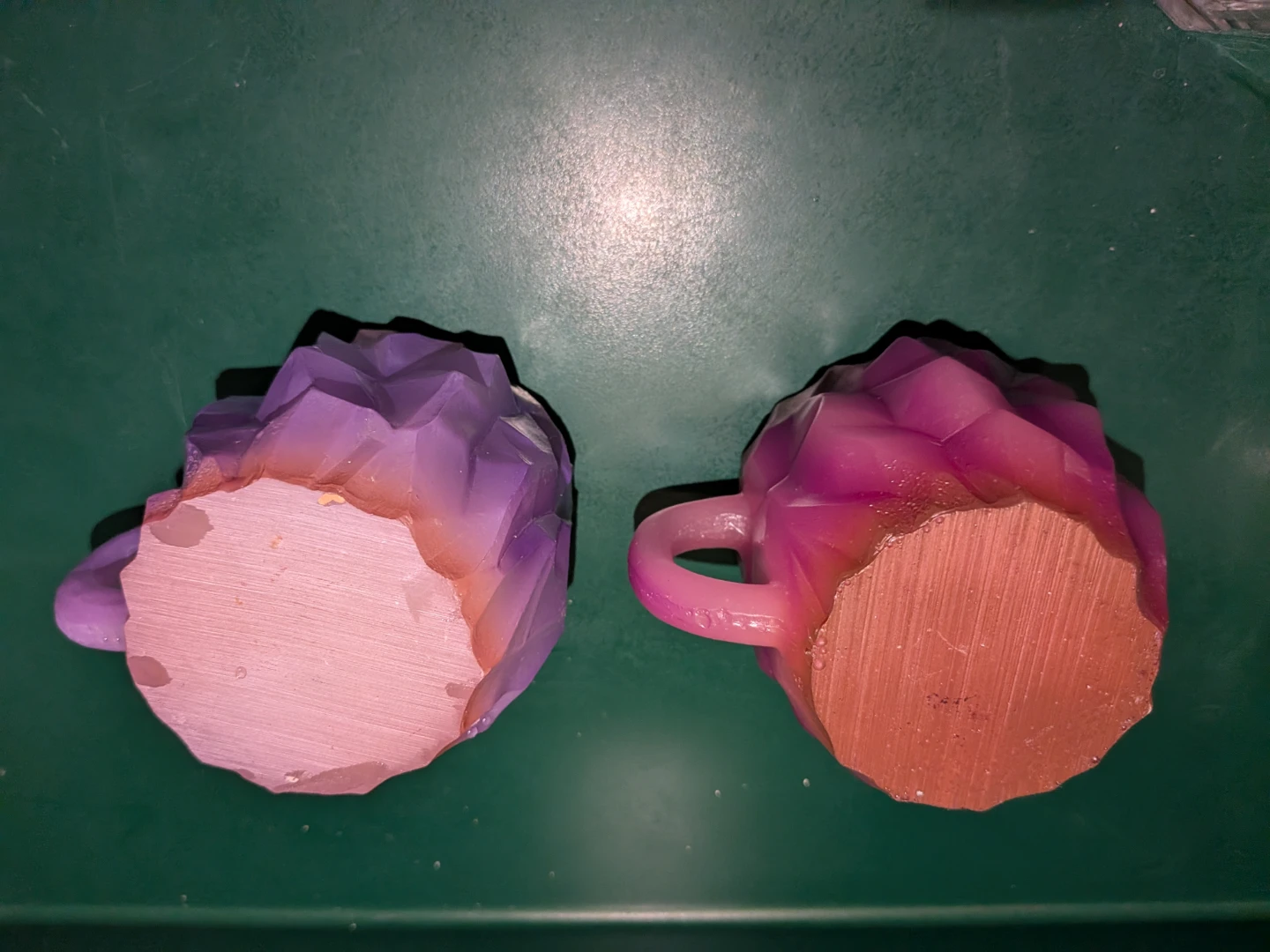 Set of 2 Crystal Geode Mugs - Pink and Purple - photo 4