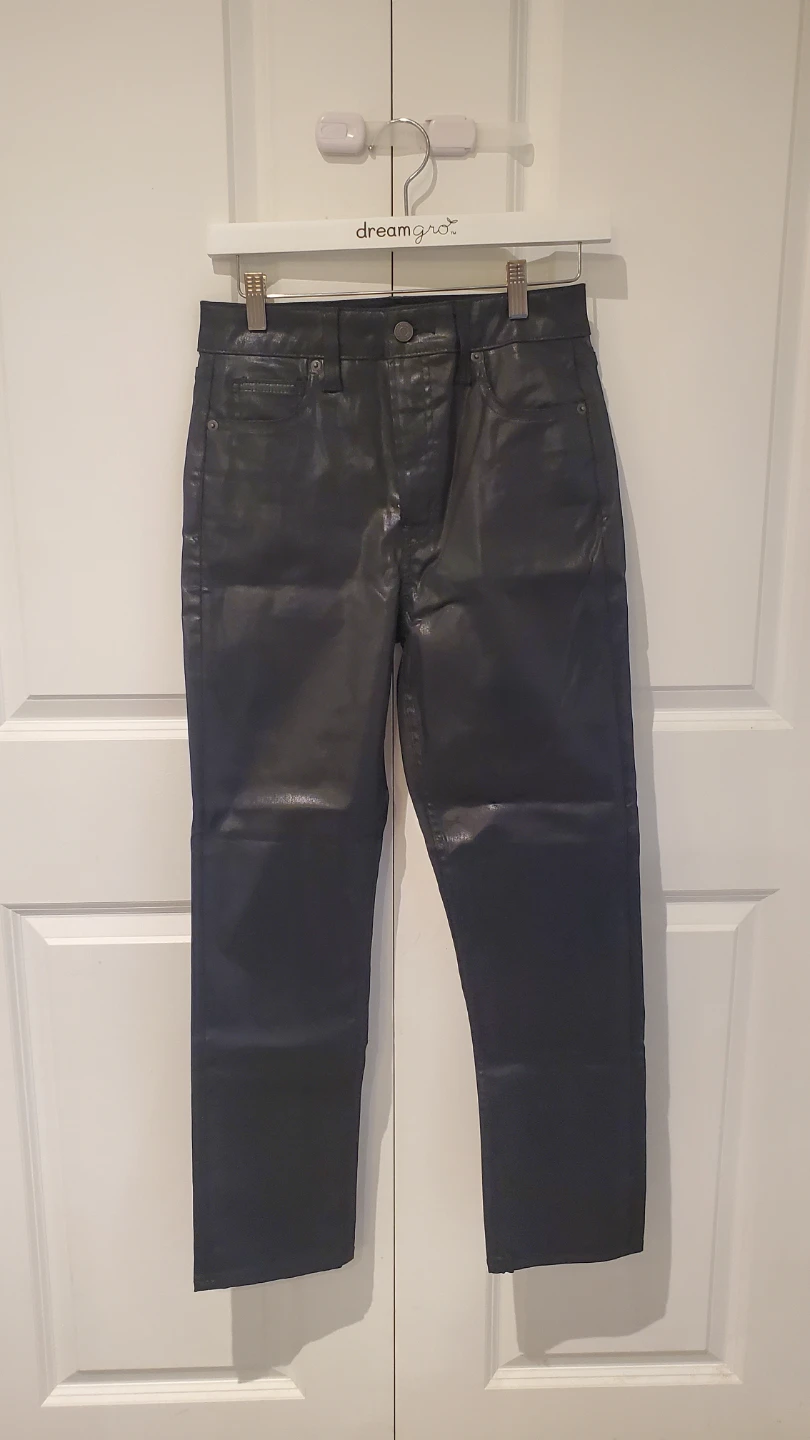 Gap Black Waxed Jeans