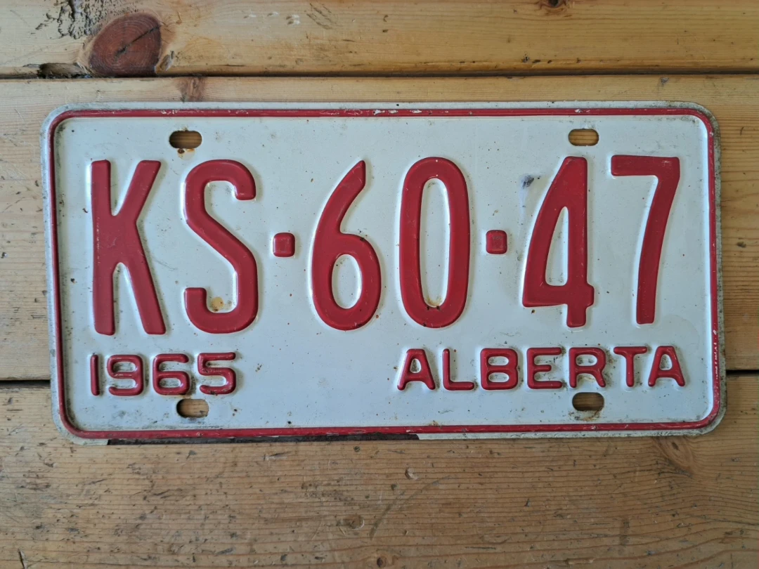 Alberta License Plates - 1956, 1964, 1965, 1970 - photo 3