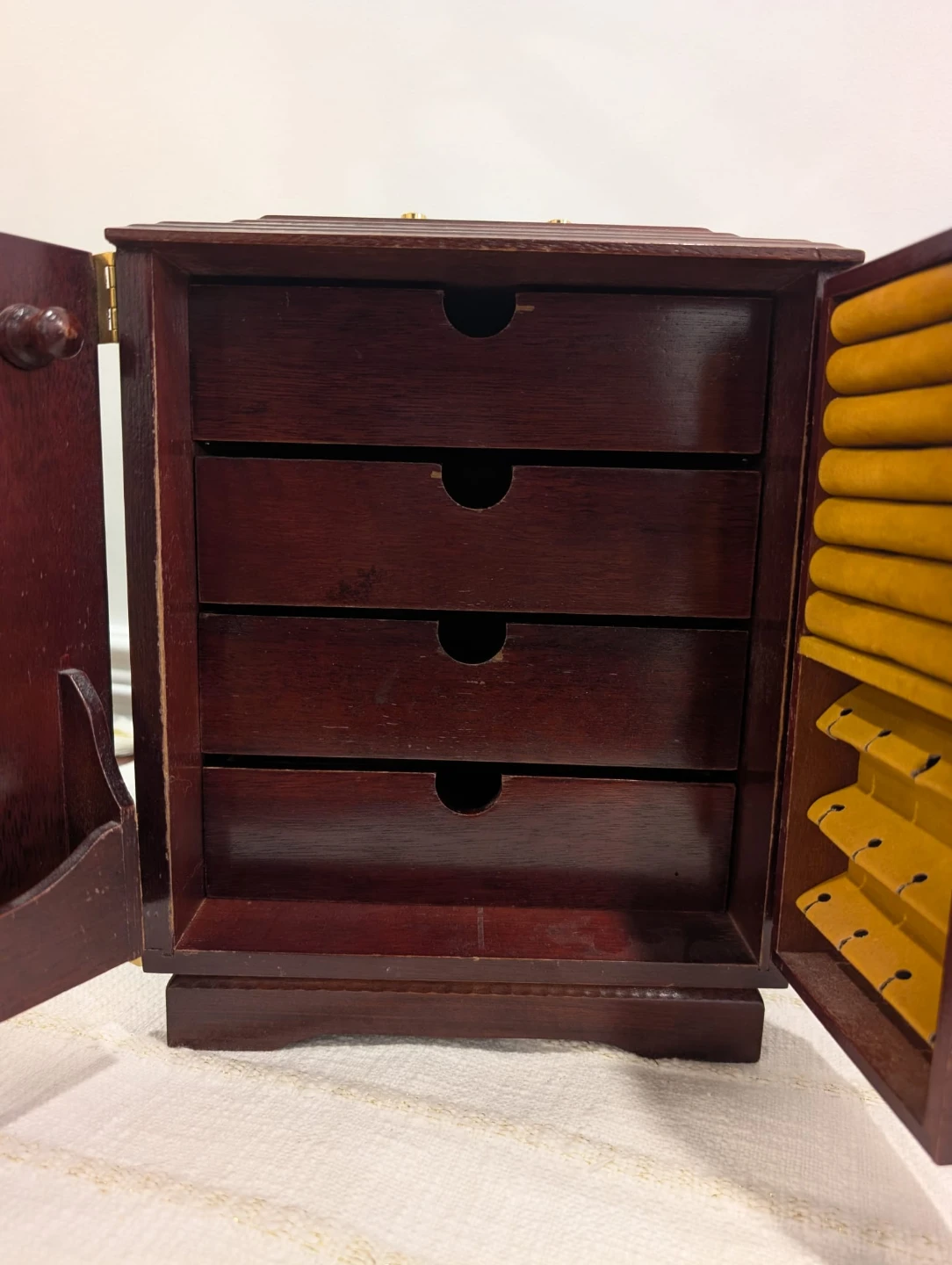 Wooden Jewelry Box with Drawers - photo 5