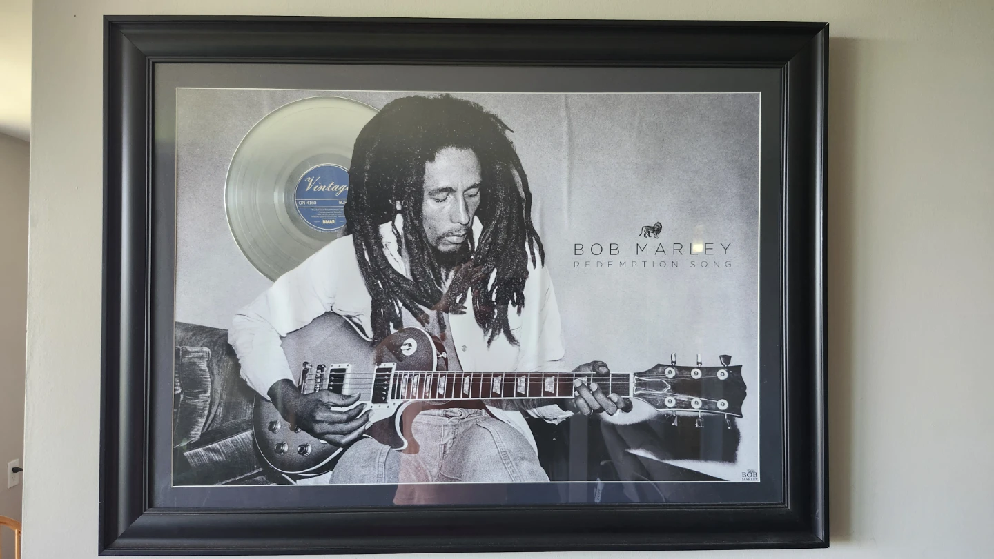 Bob Marley Redemption Song Framed Print