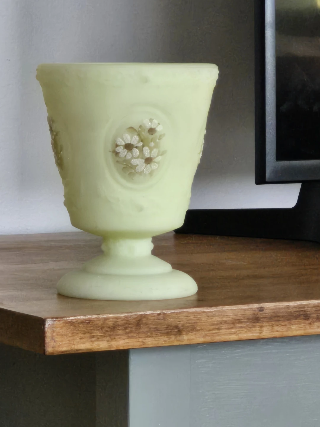 Fenton Hand Painted Art Glass Vase - photo 2