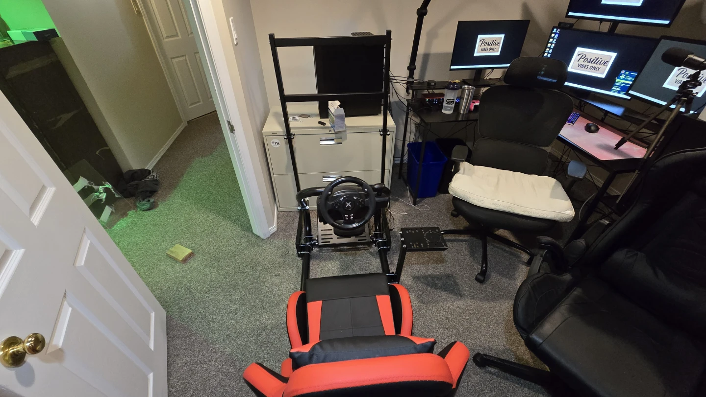 Gaming Racing Wheel Stand with Seat - photo 2