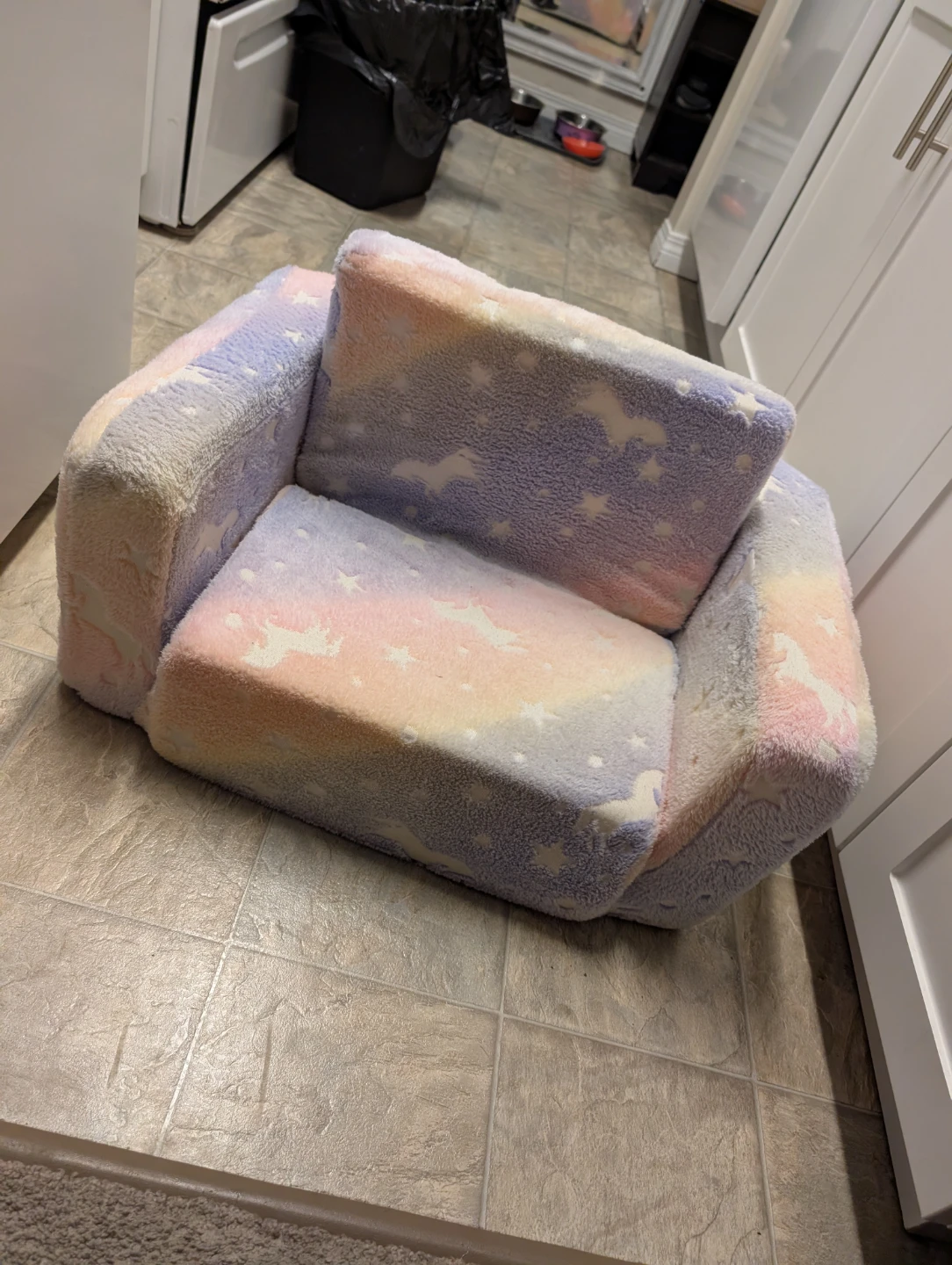 Kids Foldable Unicorn Couch Chair - photo 3