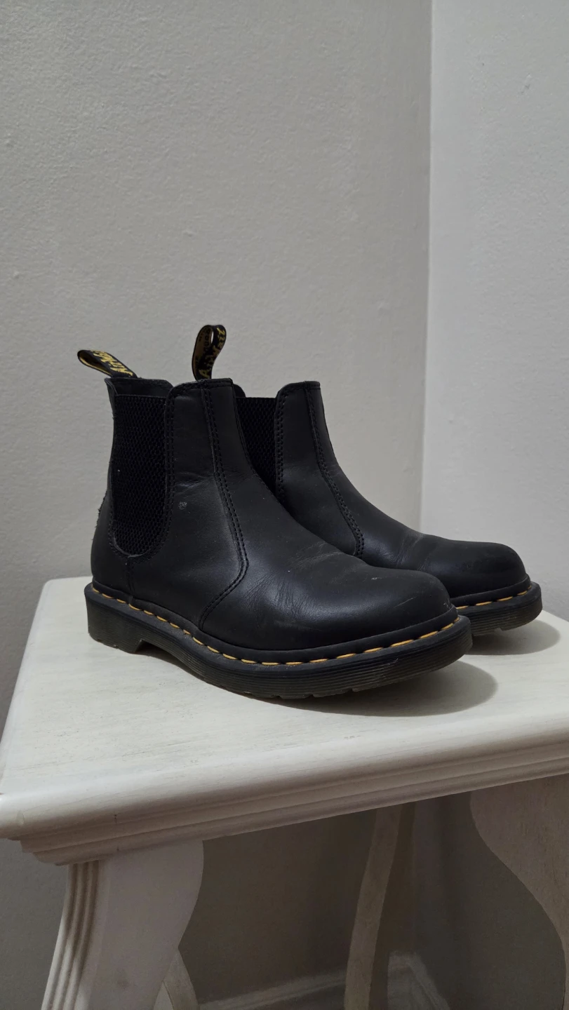 Dr. Martens Black Leather Chelsea Boots