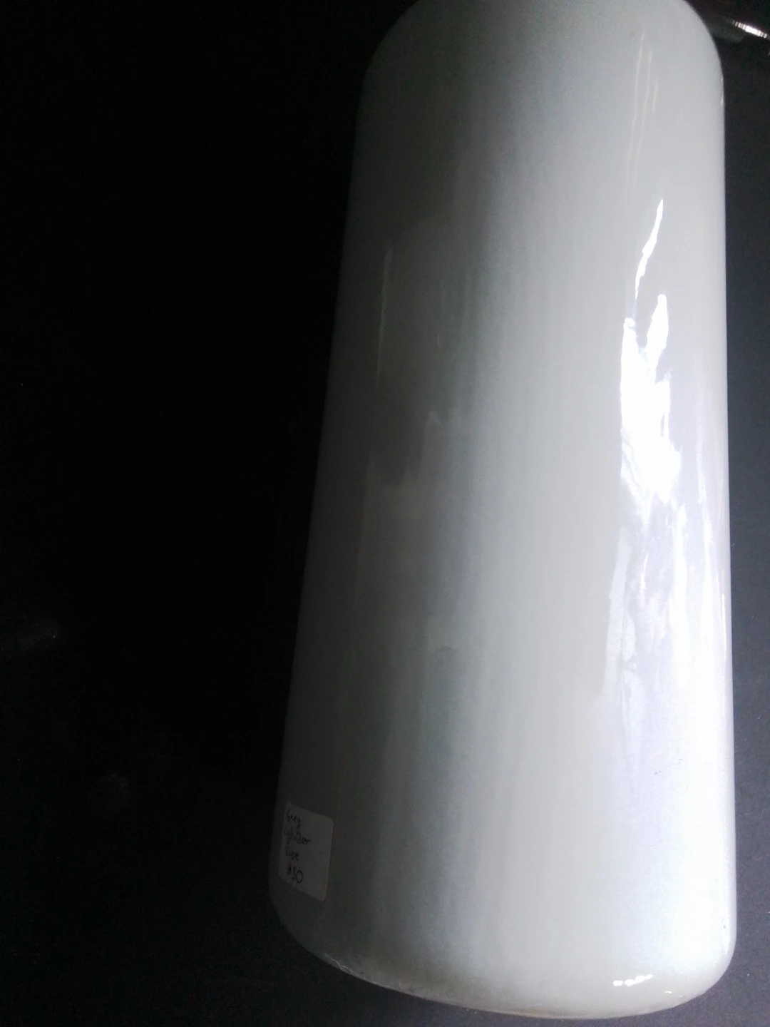 Heron's White Ceramic Vase - photo 2