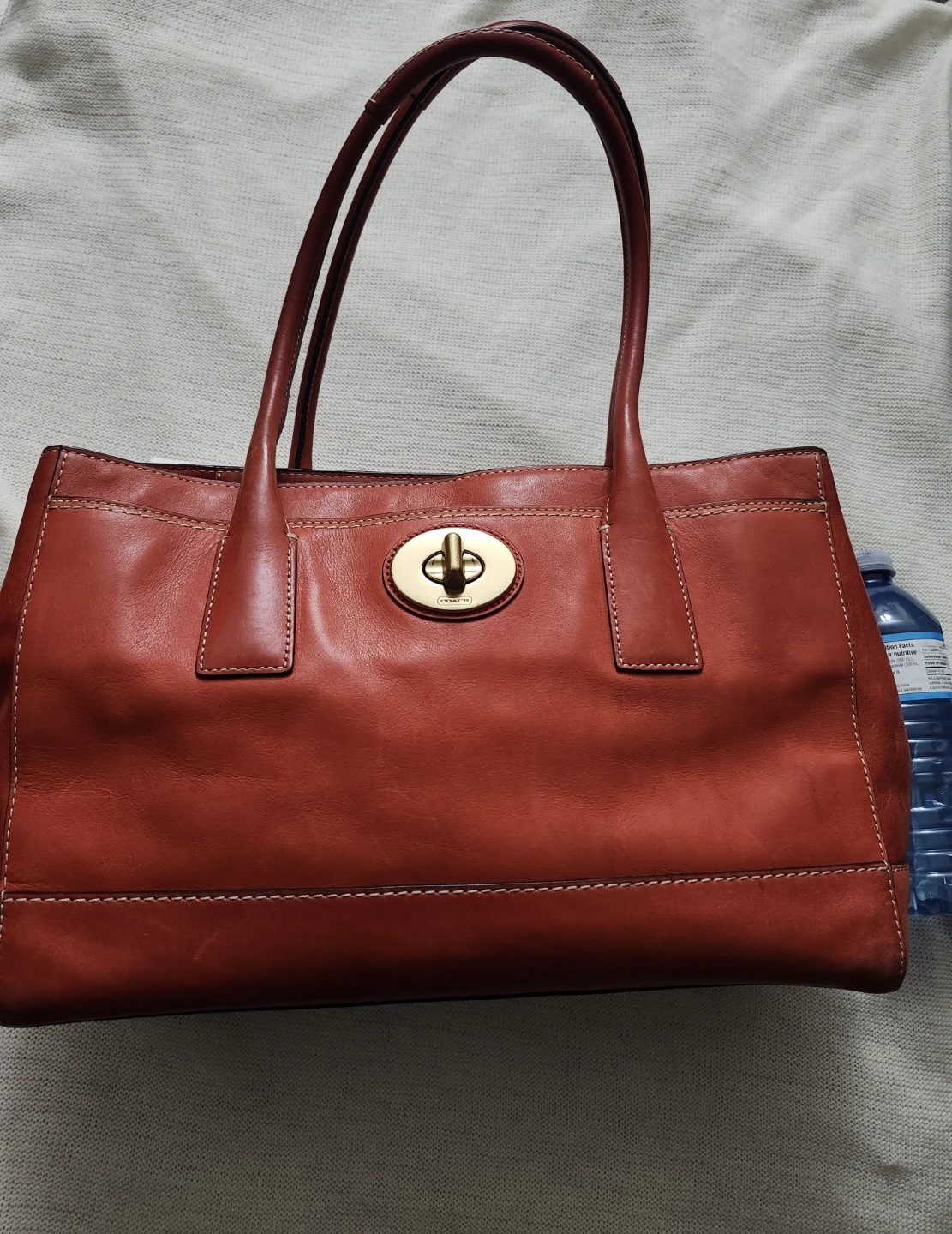 Coach Leather Tote Bag Vintage Rare
