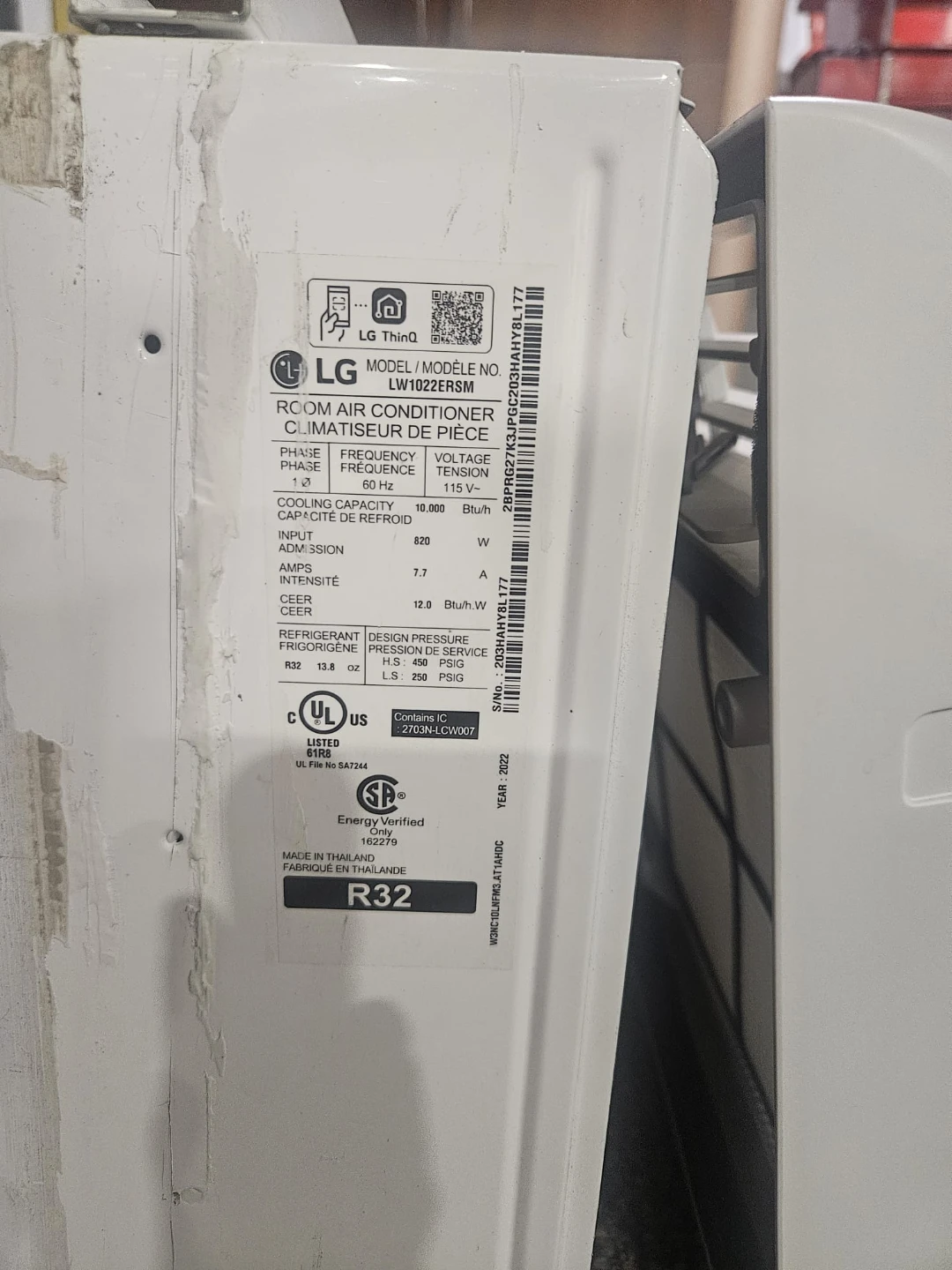 LG ThinQ 10,000 BTU Window Air Conditioner (X2) - photo 2