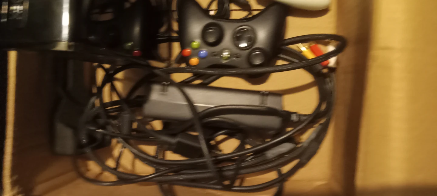 1 large box of xbox360 with 3 controllers - photo 4