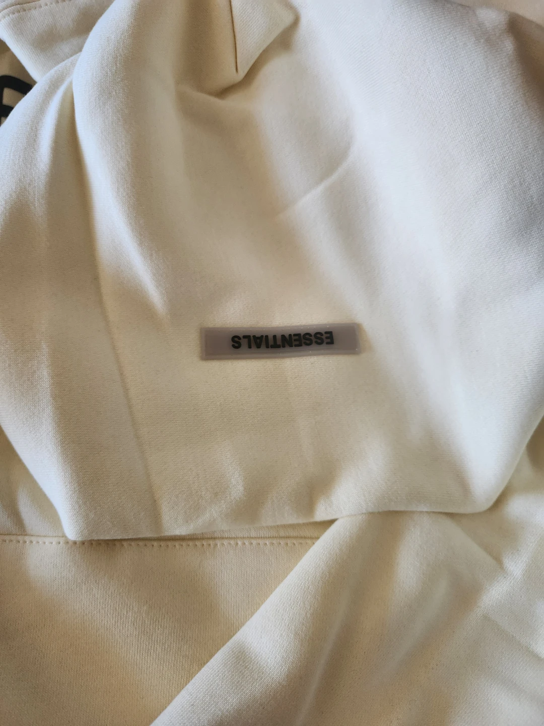 Essentials Fear of God Cream Hoodie - photo 3