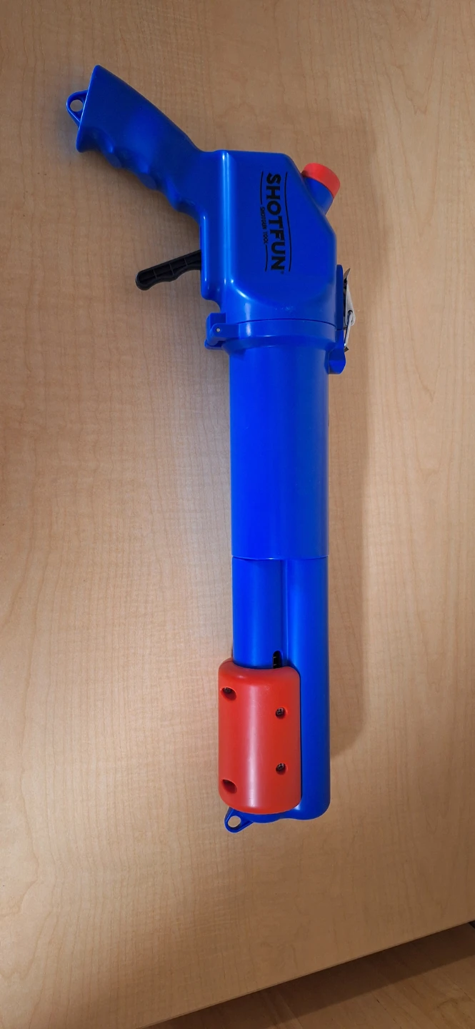Shotfun - Beer Shotgun Tool for Parties - Blue, Tall Can - photo 2