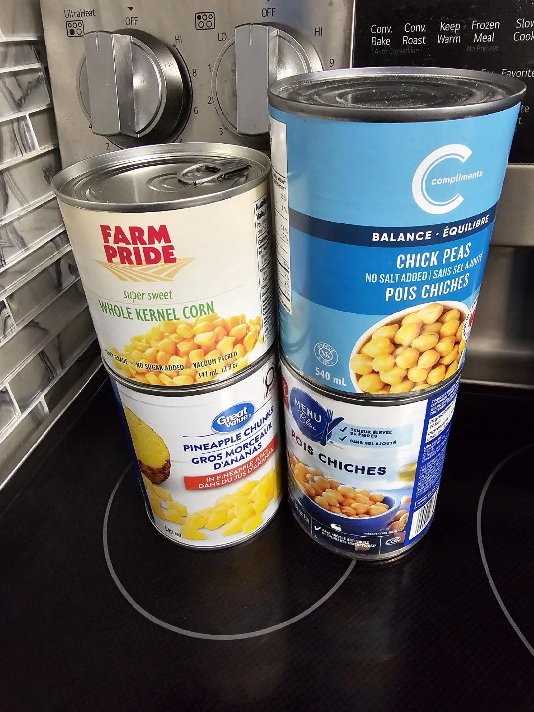 ⚽Farm Pride Whole Kernel Corn and Compliments Chick Peas