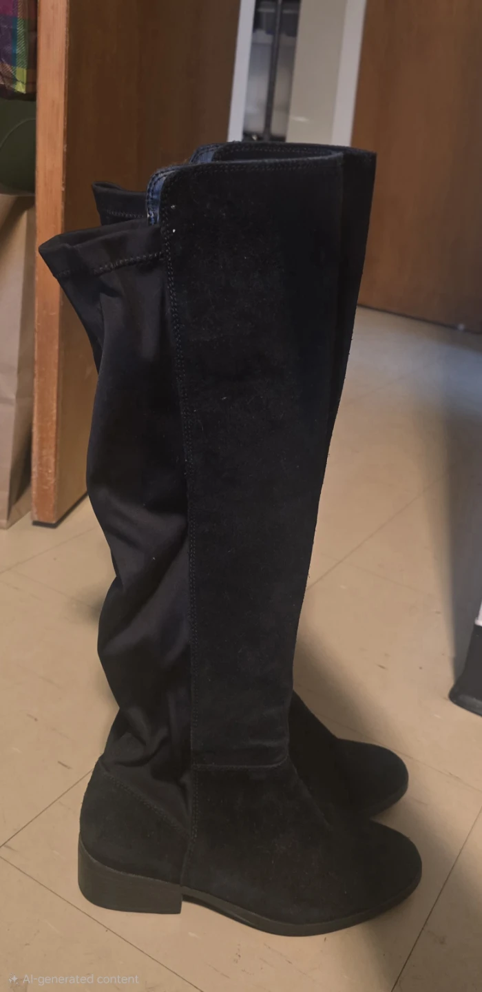 Black Over-the-Knee Boots - photo 2