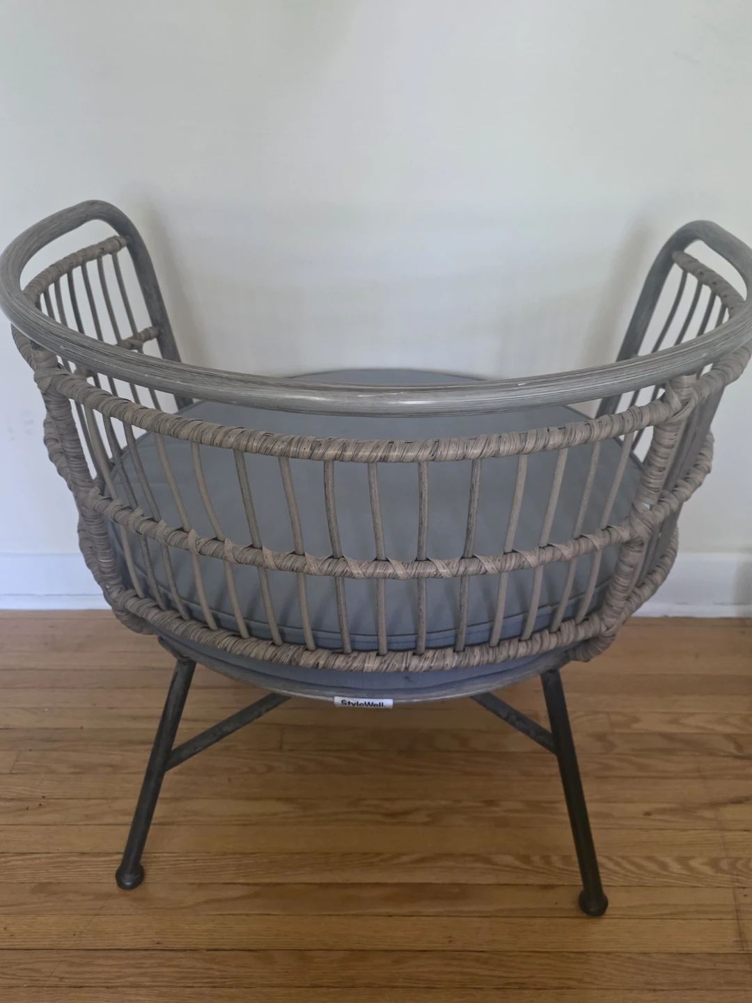 StyleWell Woven Accent Chair with Cushion - photo 4