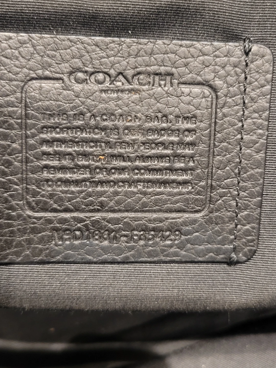 Coach F35429 West Backpack in Saddle, and Black city work school - photo 4