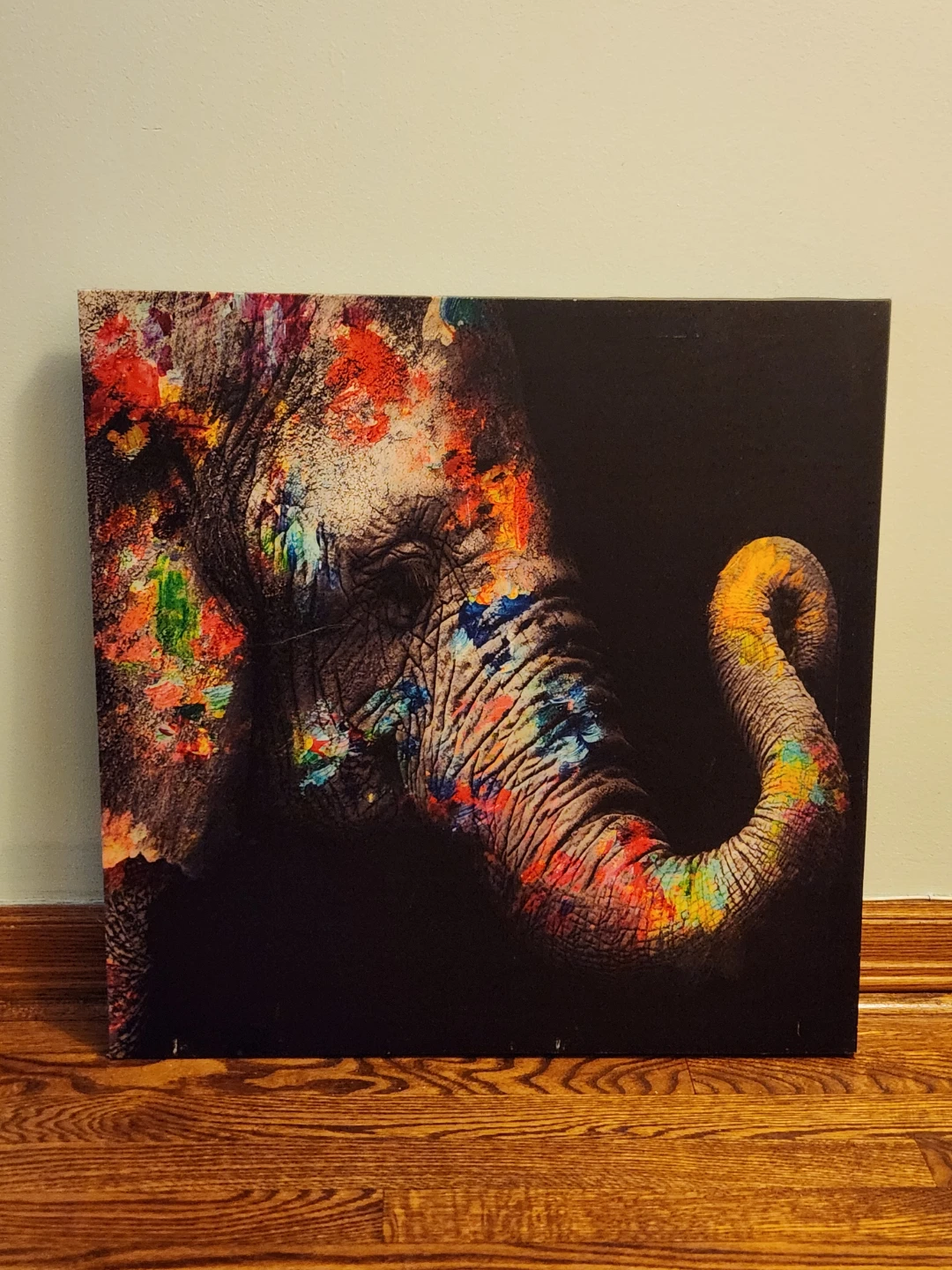 Canvas Wall Art Elephant Print