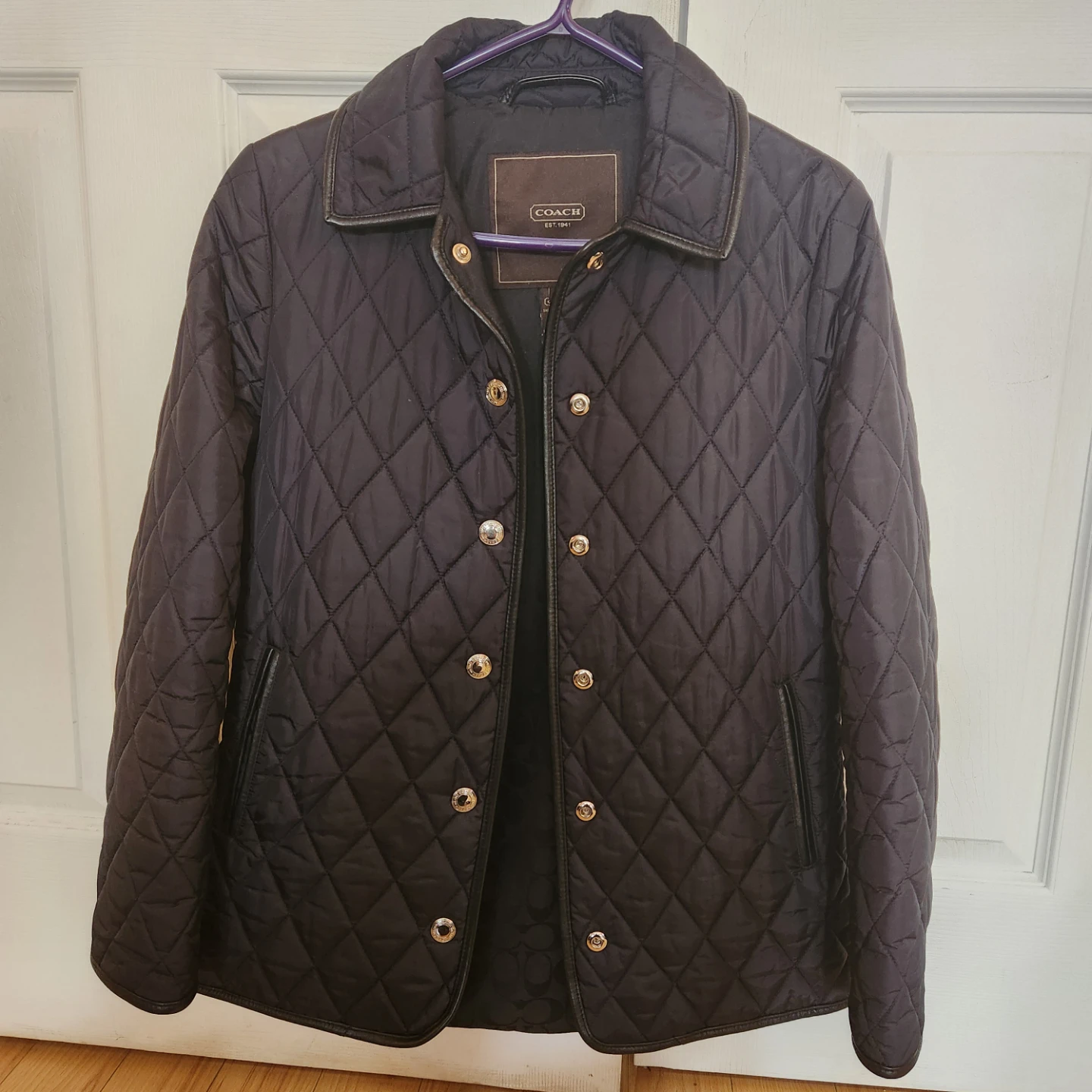 Coach Quilted Jacket XS