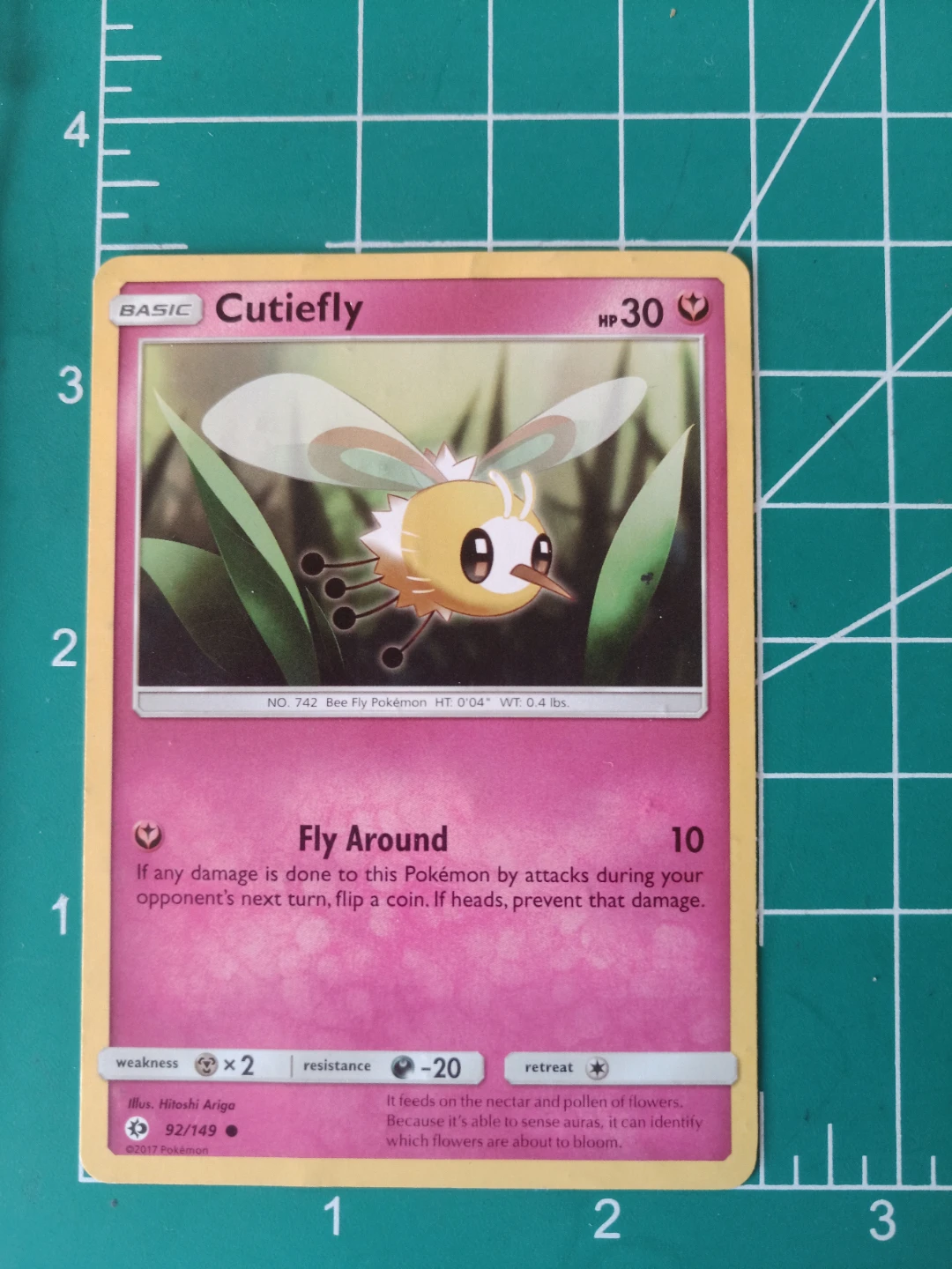 Pokemon Cutiefly Trading Card