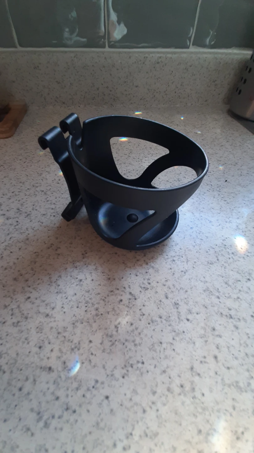 Black car cup holder