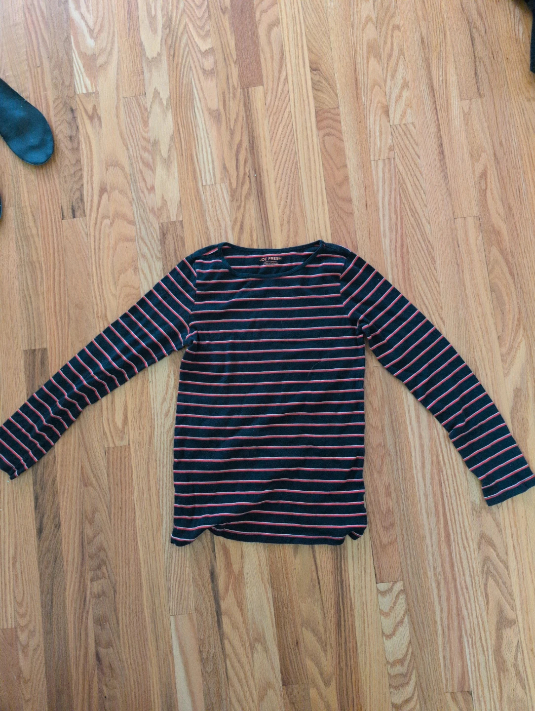 Joe Fresh Striped Long Sleeve Shirt ⚽