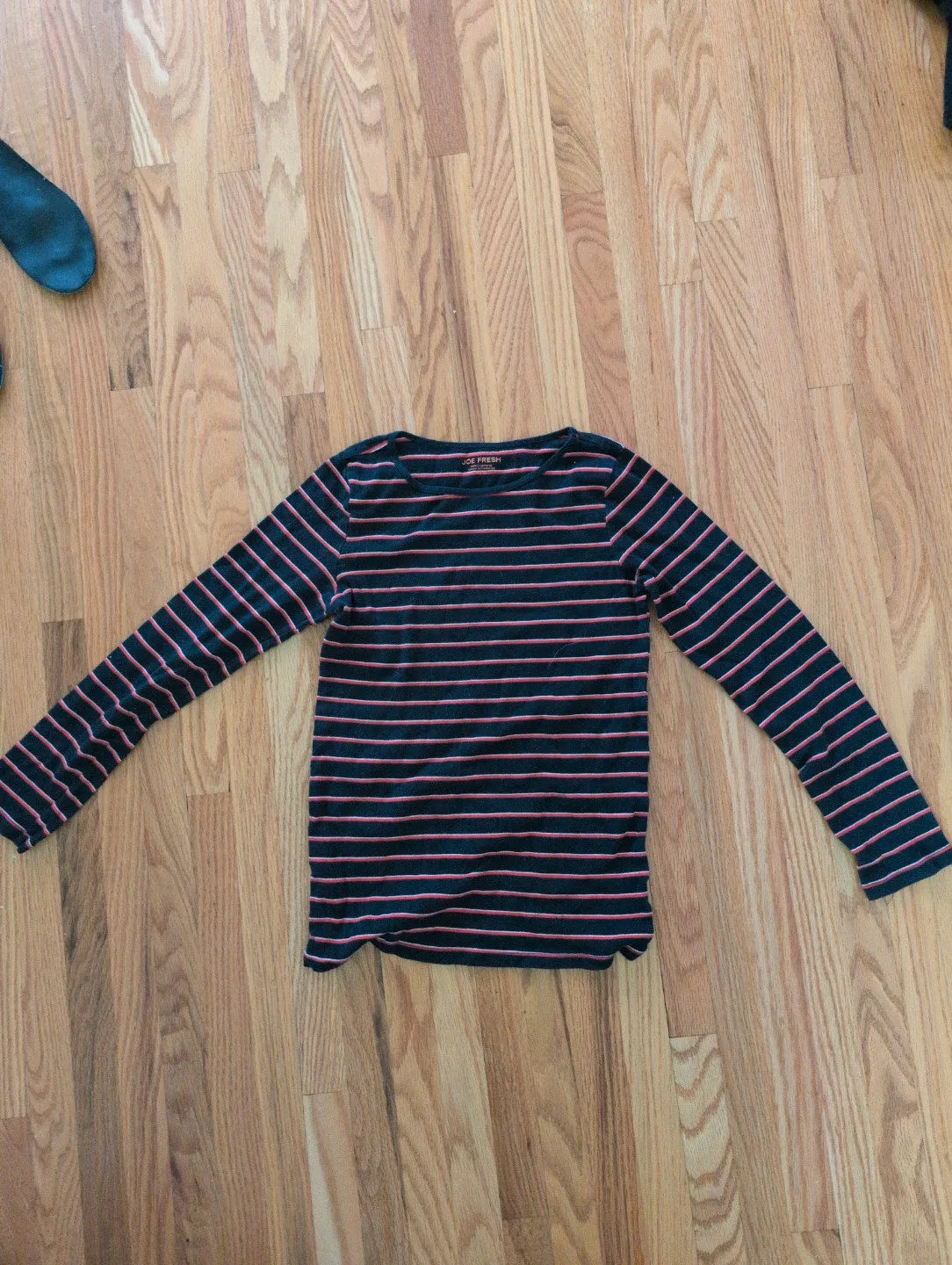 Joe Fresh Striped Long Sleeve Shirt ⚽