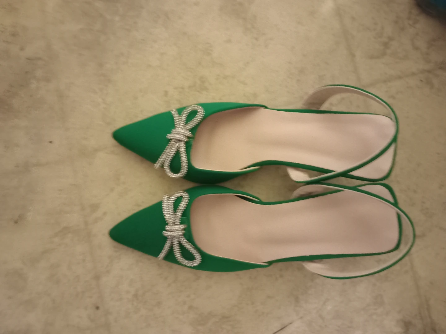 Green heels with bows - photo 3