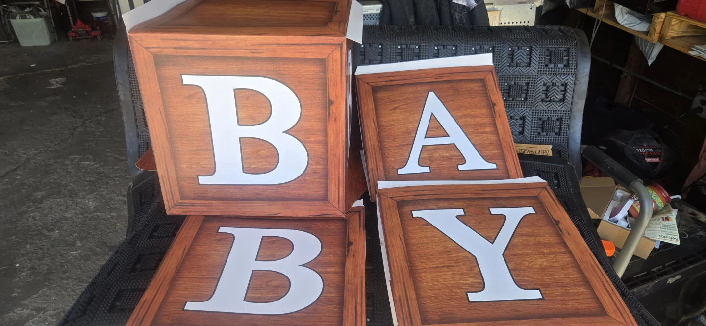 Paper Wood Finish Baby Blocks
