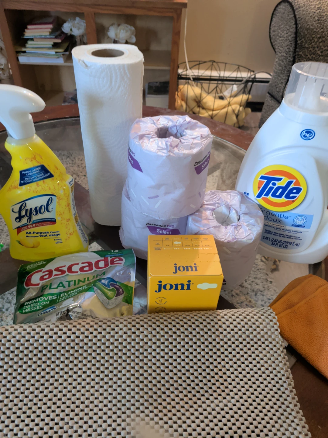 Assorted Household Cleaning Supplies and Liners - photo 2