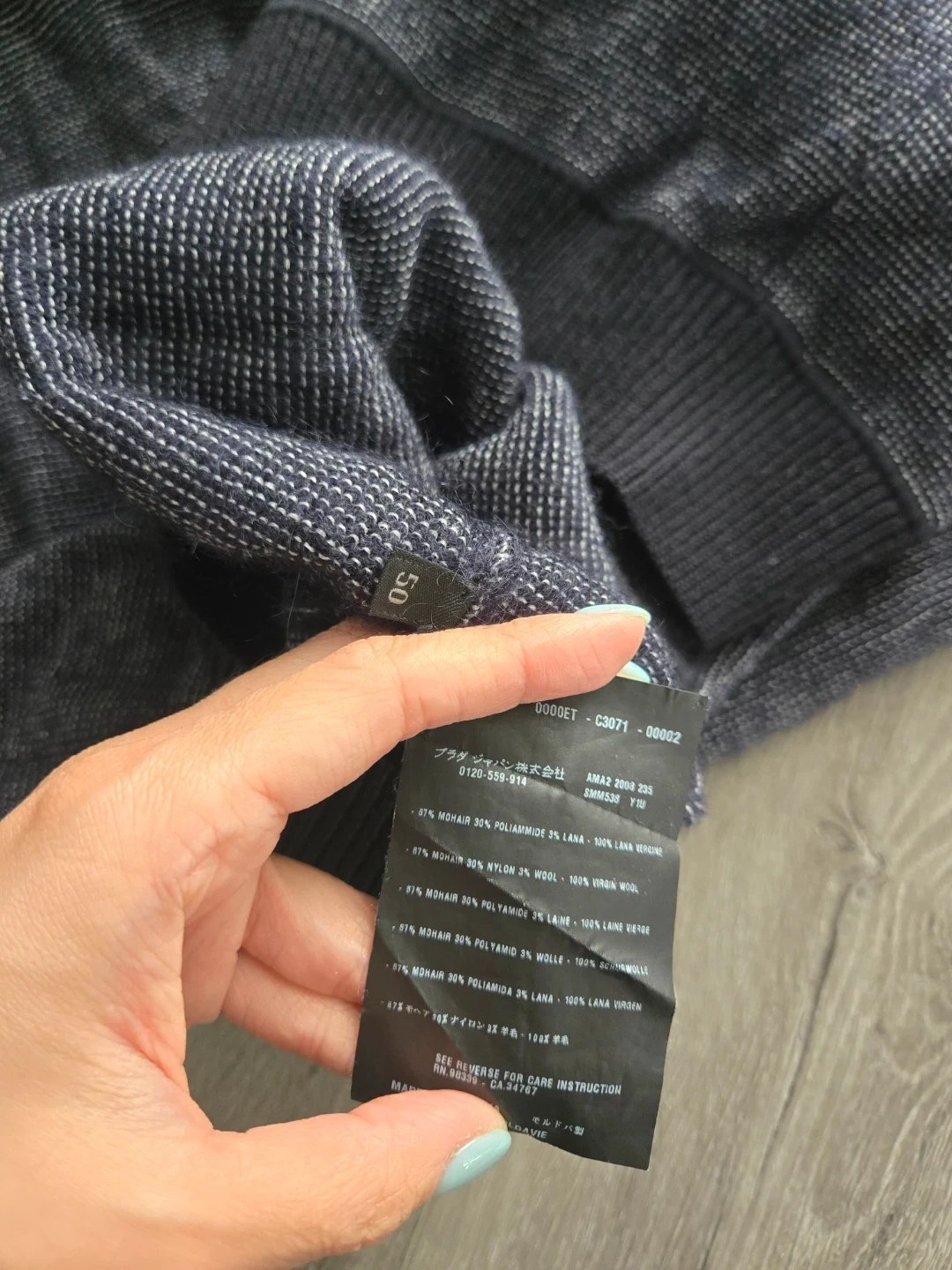 Prada Men's Zip-Up Knit Sweater – Size 50 (Large) – $15 - photo 4