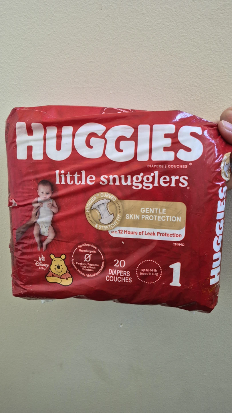 New Huggies Little Snugglers Diapers Size 1