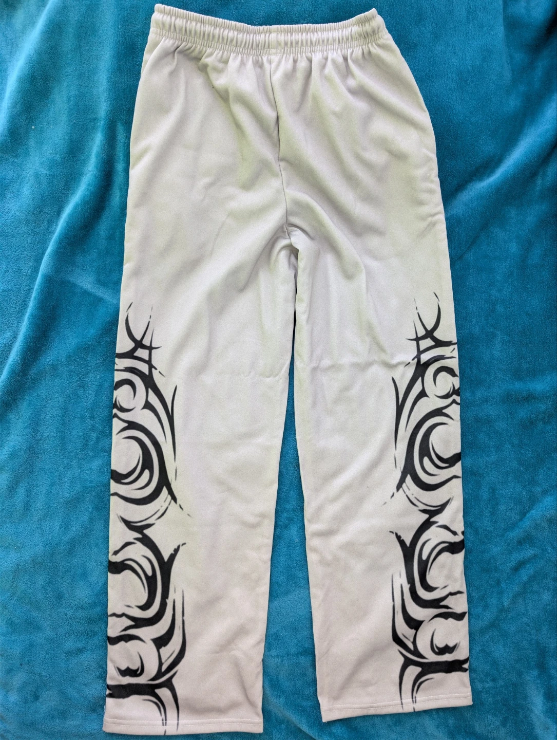 Light Grey Sweatpants with Tribal Design - photo 2