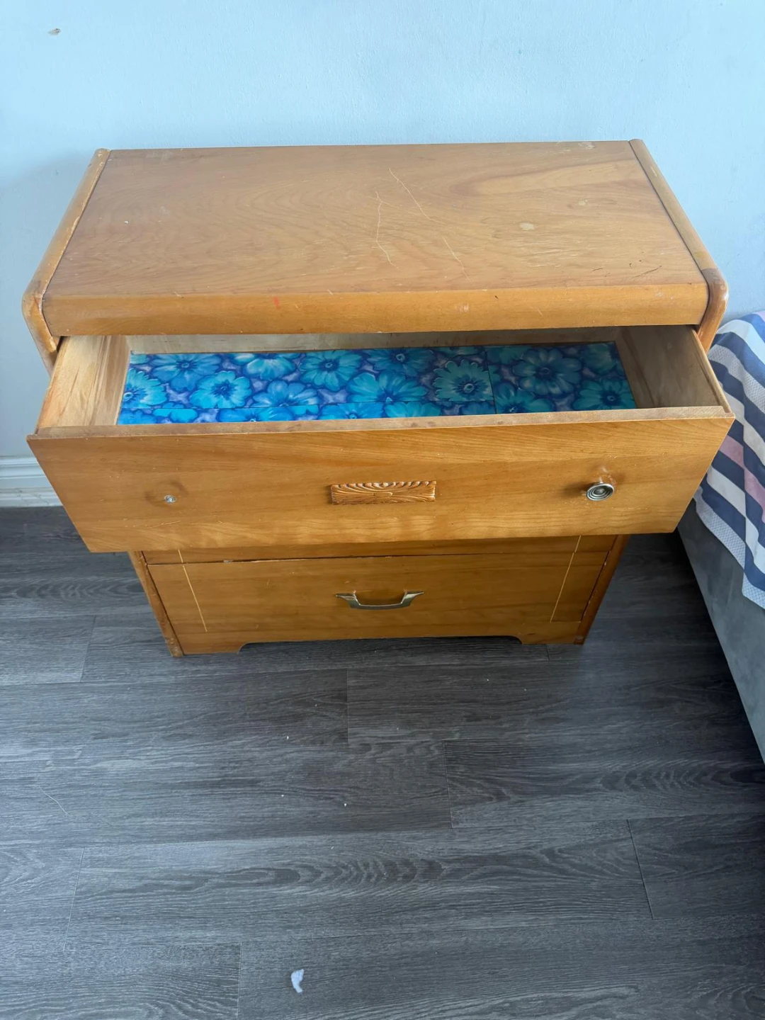 Vintage 3 and 4 Drawer Dresser
