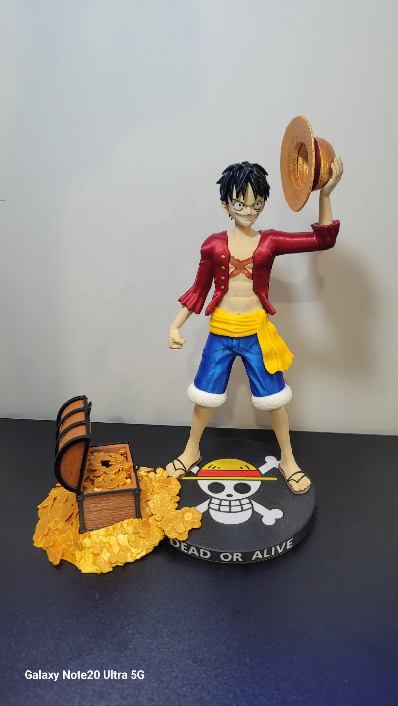 3D PRINTED One Piece Monkey D. Luffy Action Figure