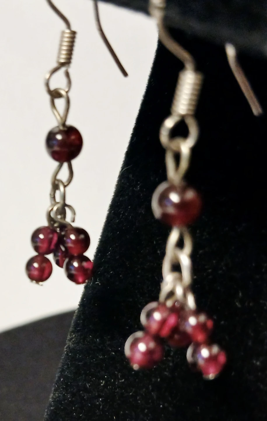 Garnet Necklace and Earring Set - photo 4