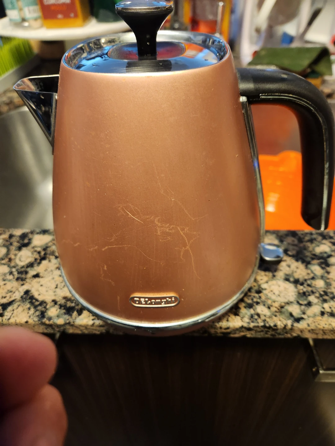 De'Longhi Copper Electric Kettle