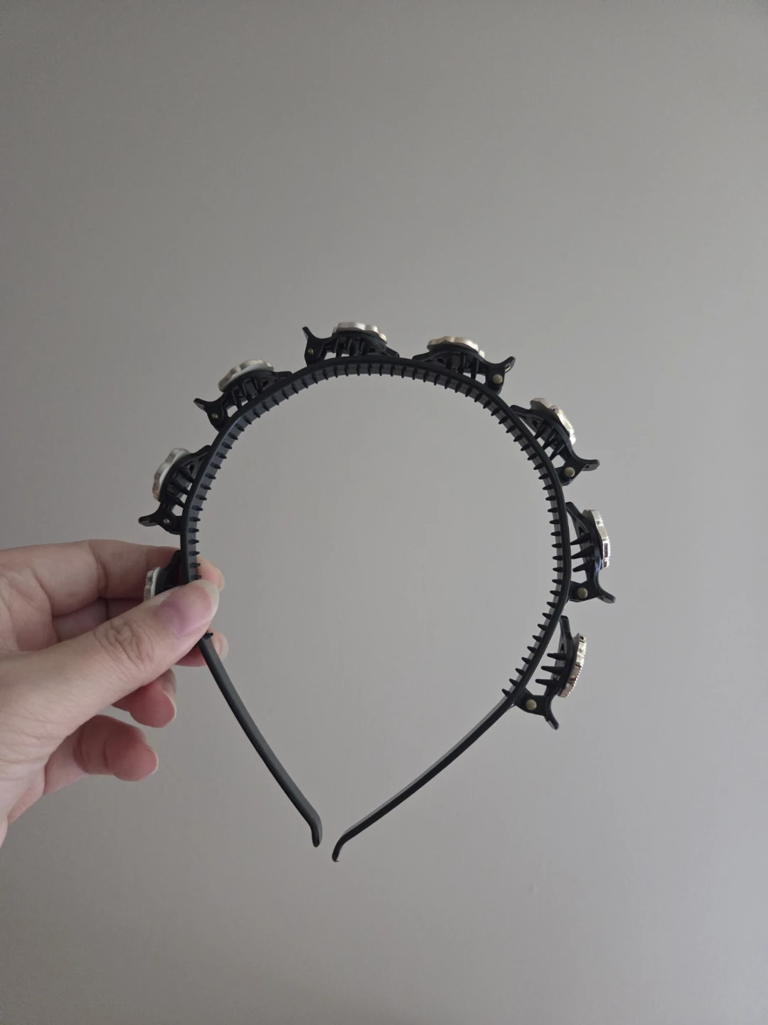 Headband with Black Roses - photo 3