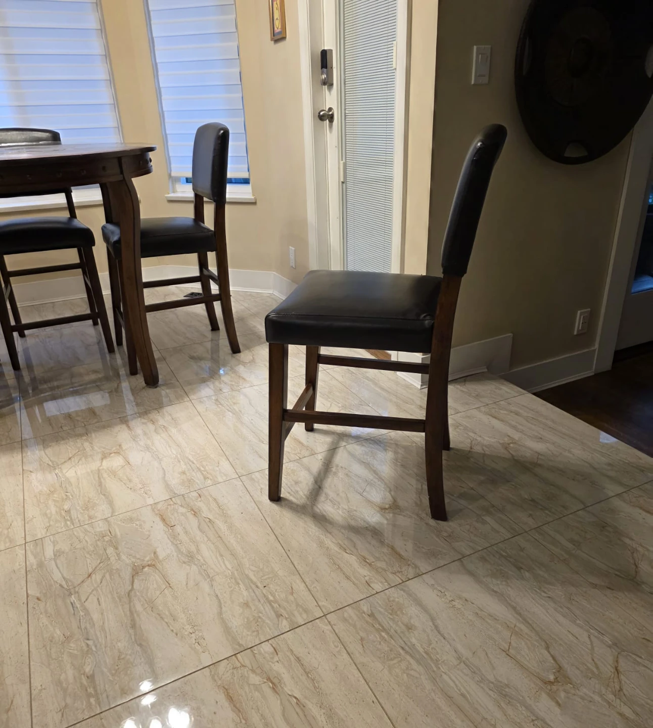 Wooden Dining Table with 4 Chairs - photo 2
