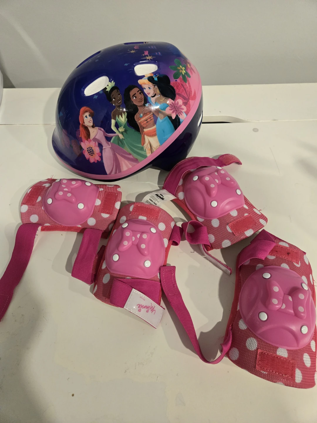 Disney Princess Bike Helmet and Pad Set