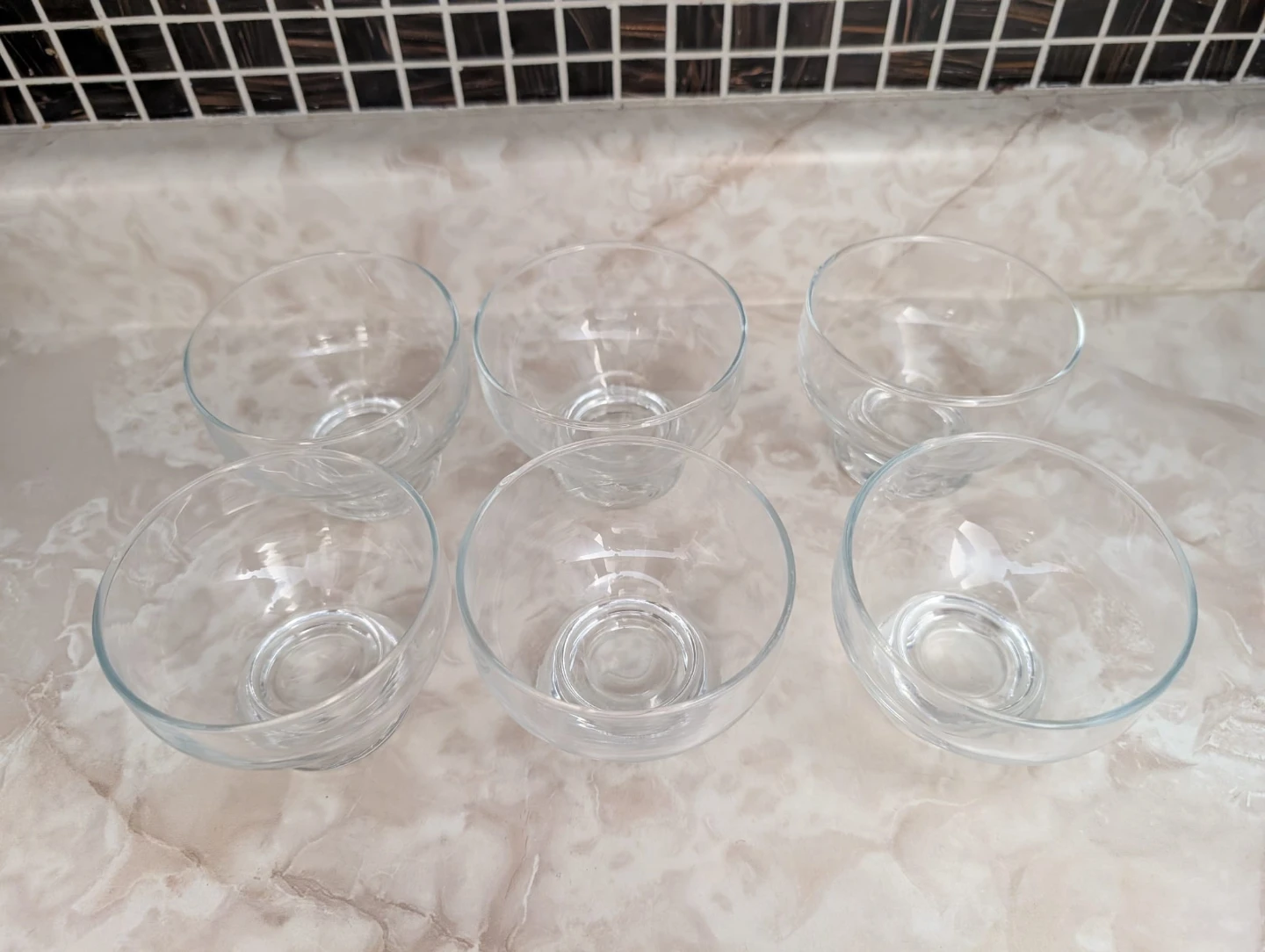 Set of 6 Glass Dessert Bowls - photo 2